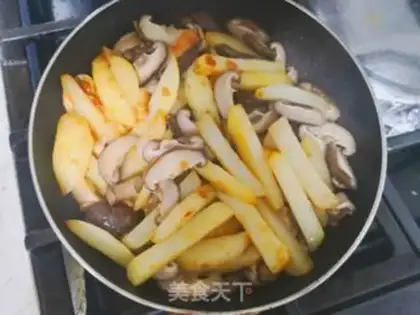 Make Spade mushrooms step 5