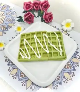 Make Tea waffles step 9