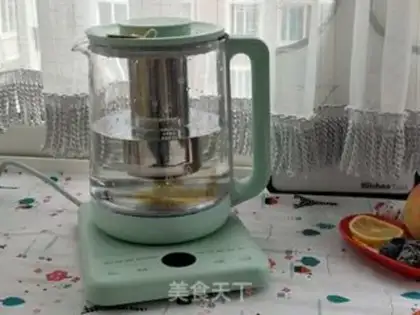 Make Peach tea step 3