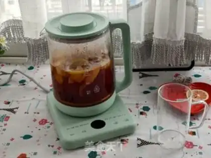 Make Peach tea step 8