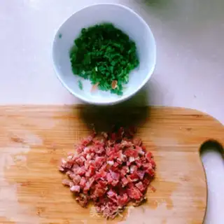 Make Pumpkin whole-grain ham roll step 1