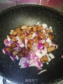 Make Black pepper beef apricot mushrooms step 6