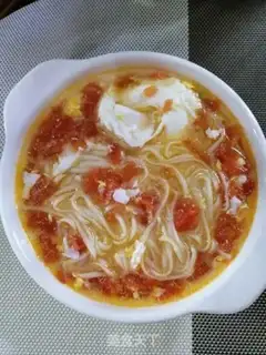 Make Tomato egg noodles step 6