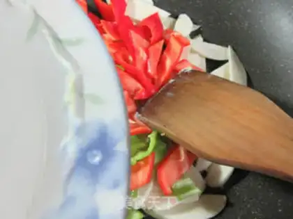 Make Cream pepper eggs fried white step 5