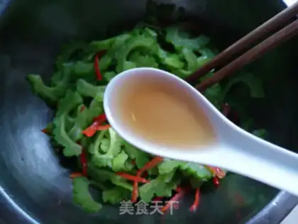 Make A cold, bitter melon step 6