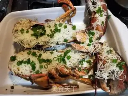 Make Garlic cheese lobster step 19