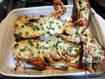 Make Garlic cheese lobster step 21