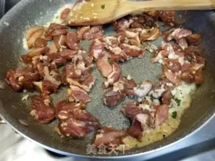 Make Meatloaf and four season beans step 3