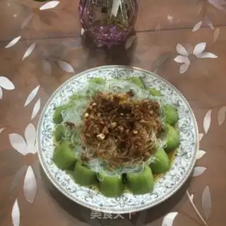 Make Garlic fan silk melon step 5