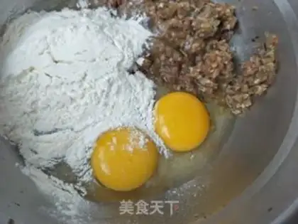 Make Mushroom beef cake step 2