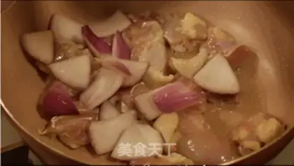 Make Curry chicken step 1