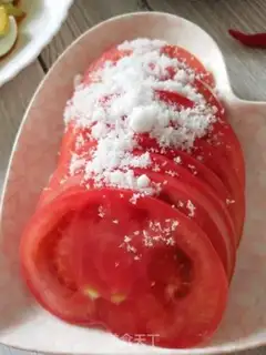 Make Sugar with tomatoes step 1