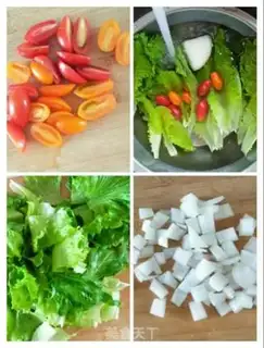 Make Steak salad step 1