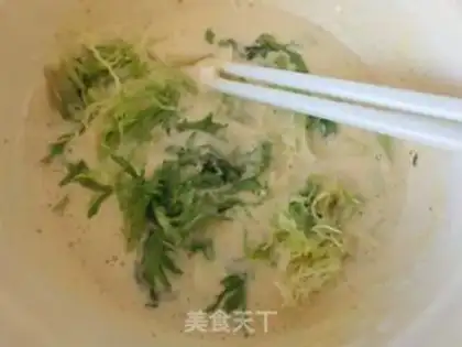 Make Porridge eggcake step 2