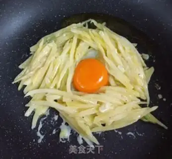 Make Potato egg pancake step 6