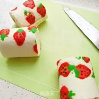 Make Strawberry Angel Cake Roll step 22