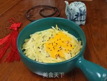 Make Potato egg pancake step 8