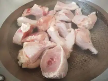 Make Chicken wings and potatoes step 1