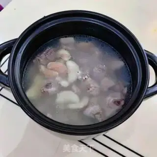 Make Rinhorn rice chop soup step 10