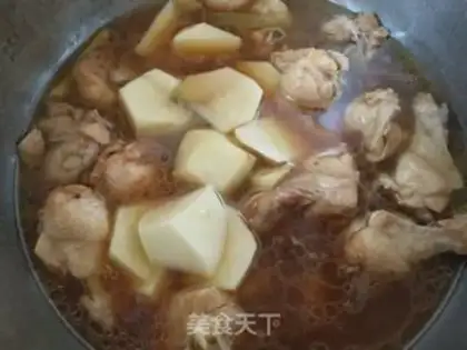 Make Chicken wings and potatoes step 8