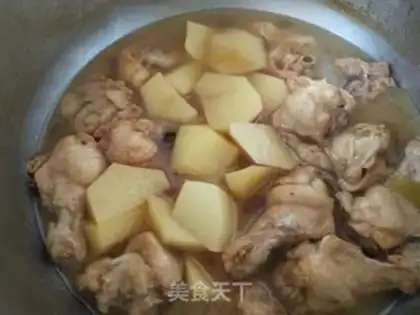 Make Chicken wings and potatoes step 9