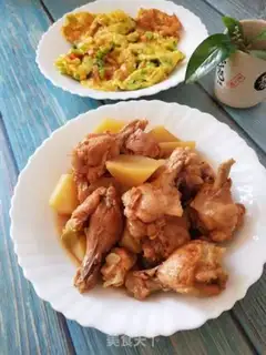 Make Chicken wings and potatoes step 10