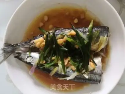Make The bean sauce steams the swordfish step 6