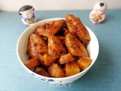 Make Potato chicken wings step 8
