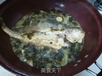 Make Snow pickles and yellow fish step 8