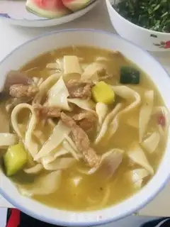 Make Pumpkin willow noodles step 5