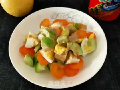 Make Egg and vegetable salad step 5