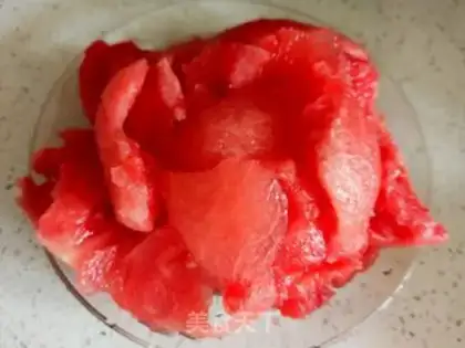 Make Natural watermelon juice step 1