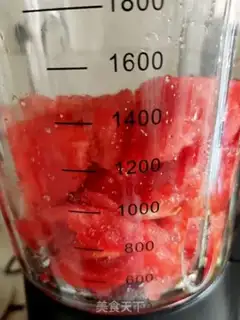 Make Natural watermelon juice step 2