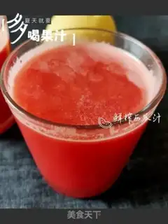 Make Natural watermelon juice step 8