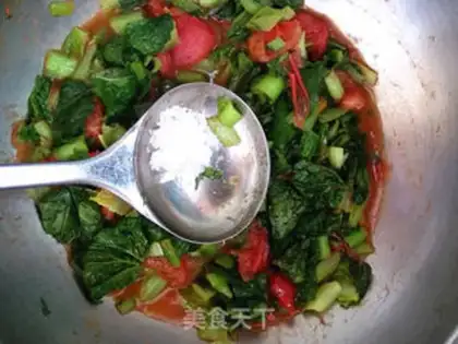 Make Tomato pickles. Noodles step 5