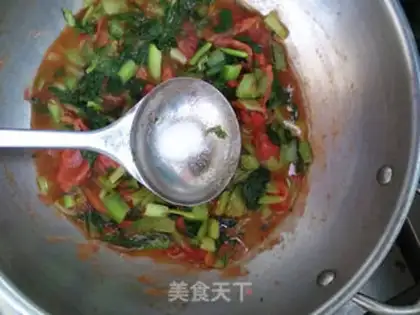 Make Tomato pickles. Noodles step 6