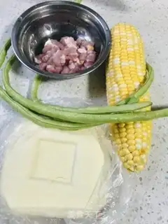 Make Three bean tofu step 0