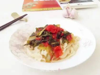 Make Tomato pickles. Noodles step 8