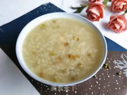 Make Green Bean Lotus Porridge step 2