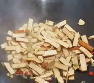 Make Scrambled beans step 2