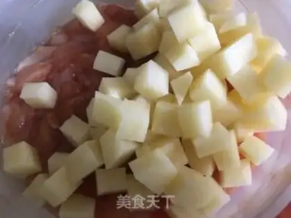 Make Chicken potatoes step 1