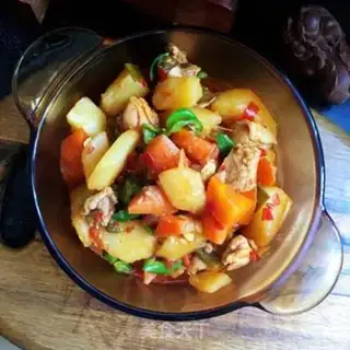 Make Chicken-legged potatoes step 13
