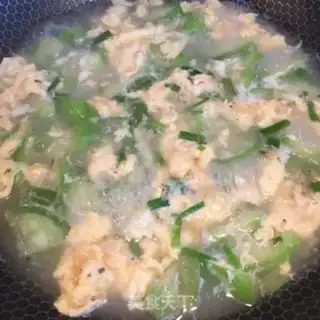 Make Smelt shrimp and egg soup step 4