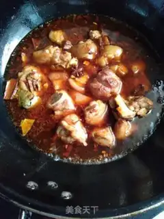 Make ♪ Chestnuts burning pig hoofs ♪ step 3