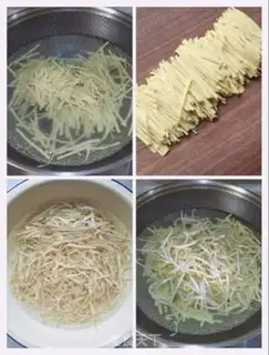 Make The tofu sprouts step 1