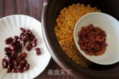Make Red-tree bean porridge step 0