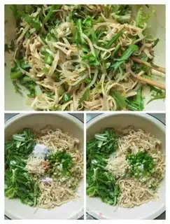 Make The tofu sprouts step 4