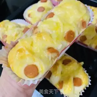 Make Cheese ham bread step 16