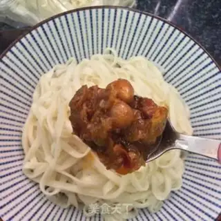 Make Beef sauce noodles step 6