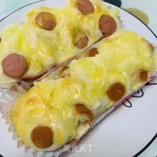 Make Cheese ham bread step 18